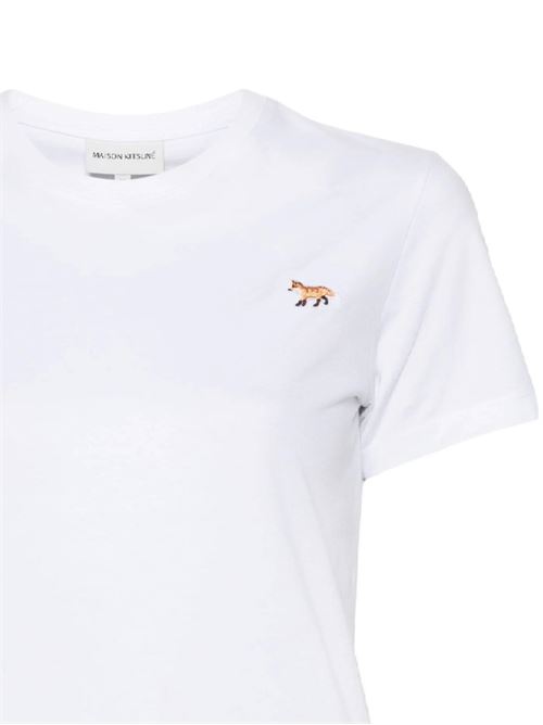 T-SHIRT REGOLARE CON PATCH BABY FOX MAISON KITSUNE | MW00110KJ0008P100